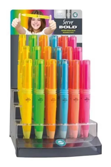 Serve Versatil Kalem Bold 0.7 MM 4 Renk 36 LI SV-BOLD 07/36 (36 Adet) resmi
