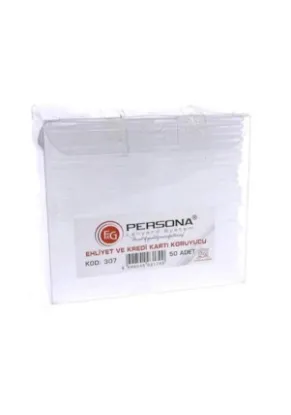 Persona Kart Kabı Kredi Ve Ehliyet 307 (50 Adet) resmi