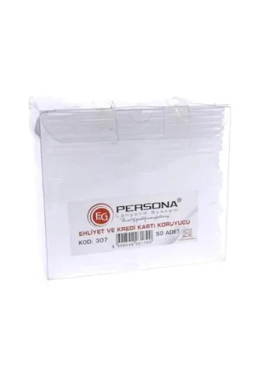 Persona Kart Kabı Kredi Ve Ehliyet 307 (50 Adet) resmi