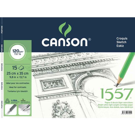 Canson Resim Ve Çizim Blok 120 GR 25x35 15 YP 1557  resmi