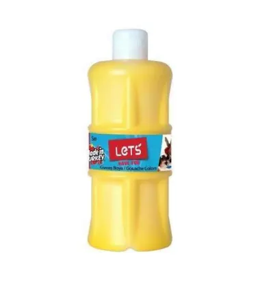Lets Guaj Boya 500 ML Plastik Sarı L-5101 resmi