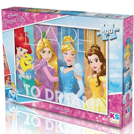 Ks Games Puzzle 100 Parça Lisanslı Princess PR 714 resmi