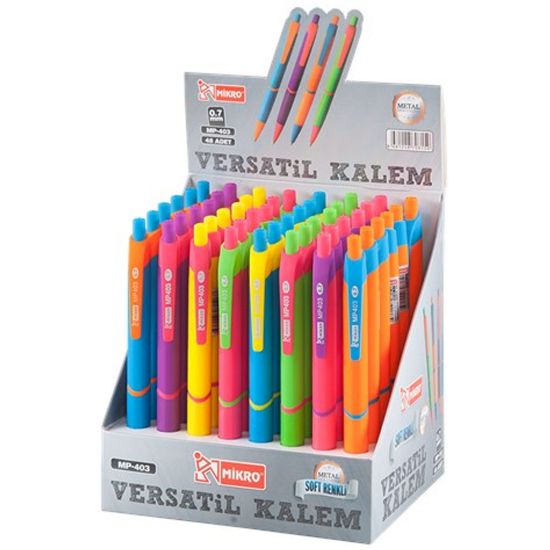 Mikro Versatil Kalem 0.7 MM 8 Renk ( 48 Li Stand ) MP-403 (384 Adet) resmi
