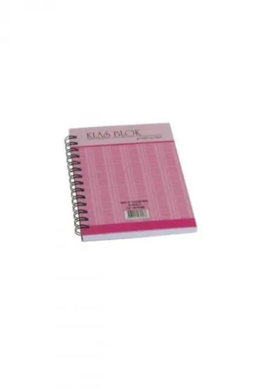 Klas Bloknot Spiralli Yandan Kareli No:2 72 YP  (12 Adet) resmi