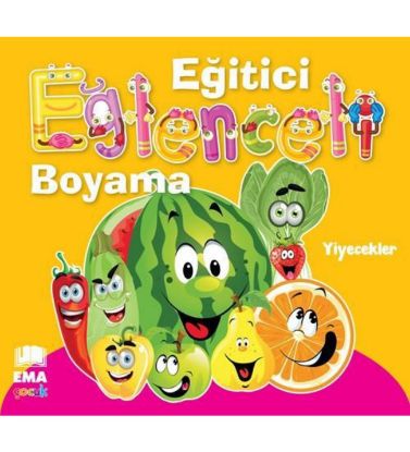 Ema Eğitici Eğl.Boyama-Yiyecekler resmi
