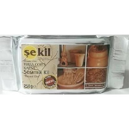 Şekil Seramik Hamuru Terracotta 250 GR Kahverengi VK250KHV resmi