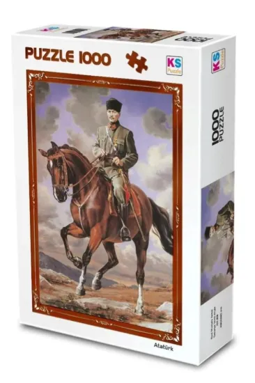 Ks Games Puzzle 1000 Parça Atatürk Sakarya 11131 resmi