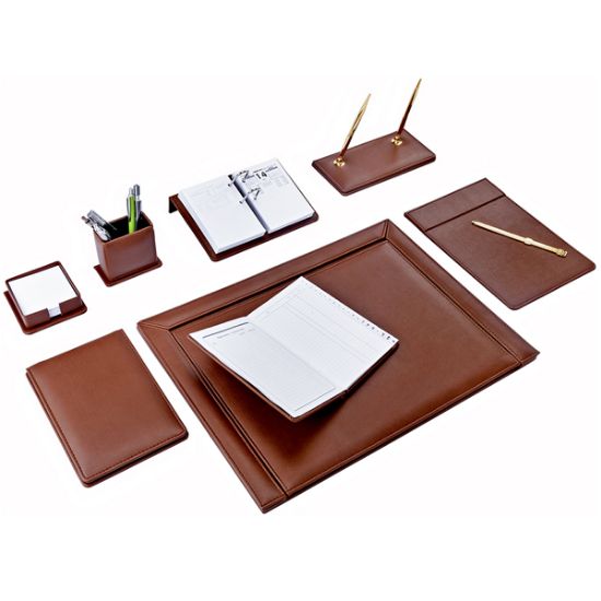 Brons Sümen Takımı Masa 9 Parça Çerçeveli Kahve BR-0901 resmi