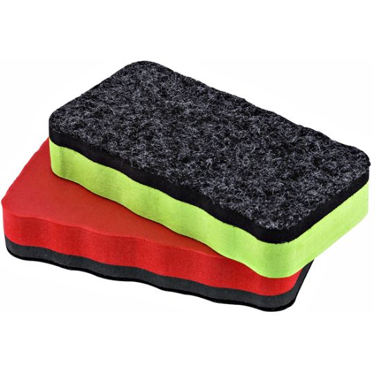 Brons Yazı Tahtası Silgisi Mıknatıslı Eva BR-259 (12 Adet) resmi