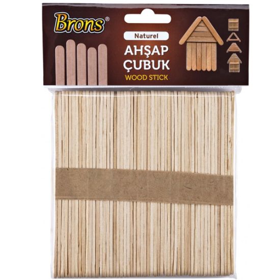 Brons Dil Çubuğu Naturel Geniş BR-901 resmi