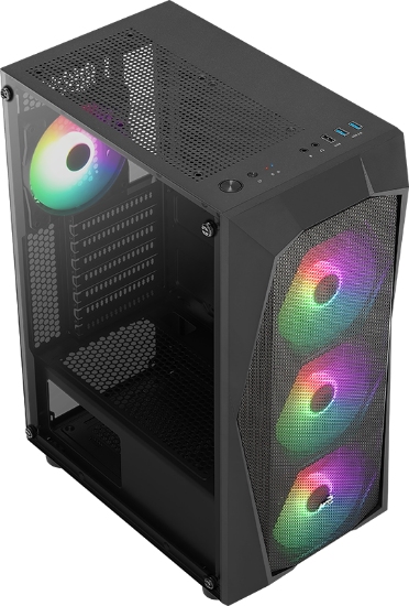 Aerocool AE-FLC-750BR  750W 80+ BR 4x120mm FRGB USB 3.0 Micro ATX/Mini ITX Siyah Kasa resmi