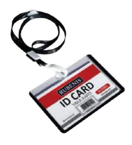 Rubenis Yaka Kartı İpli Siyah DL-5749 (50 Adet) resmi