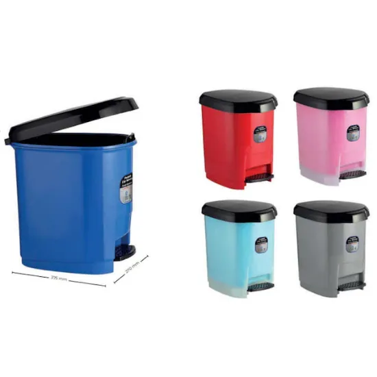 Ark Çöp Kovası Plastik Kapaklı Pedallı 20 Lt 1580 resmi