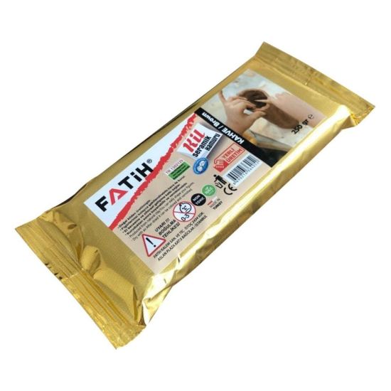 Fatih Seramik Hamuru Doğal Kil 250 GR Kahverengi 36405 resmi