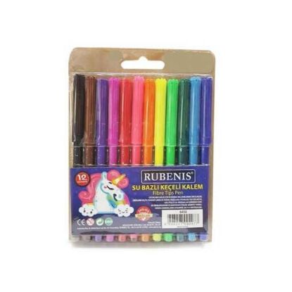Rubenis Keçeli Boya Kalemi 12 Lİ Renkli 6450 resmi