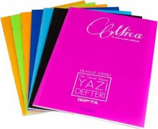 Gıpta Mıca Dikişli Plastik Kapak A5 40 YP Rehber Çizgili resmi