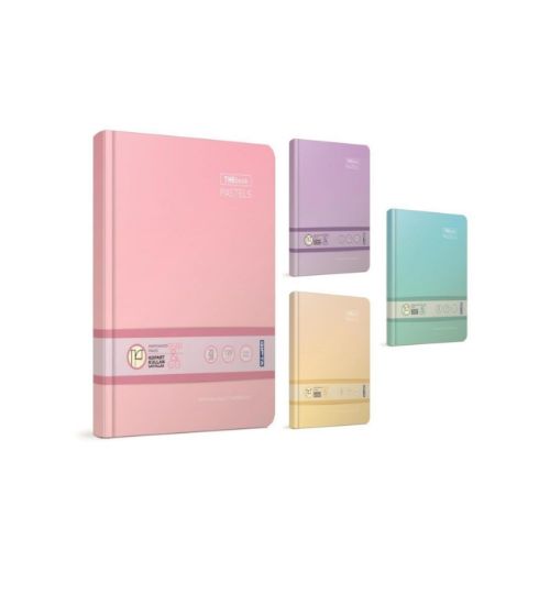Gıpta Thebook Pastels İp.Dkş.Sert Kapak Defter 20x28 160 YP Kare resmi