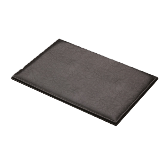 Gülpaş Sümen Tablası Napa Suni Deri Sade Siyah 901 resmi