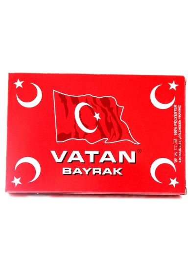 Vatan Türk Bayrağı Polyester 300x450 VT112 resmi