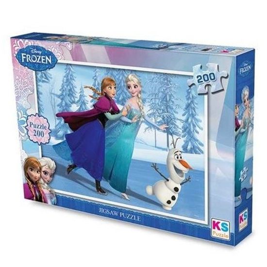 Ks Games Puzzle 200 Parça Frozen FRZ.113 resmi