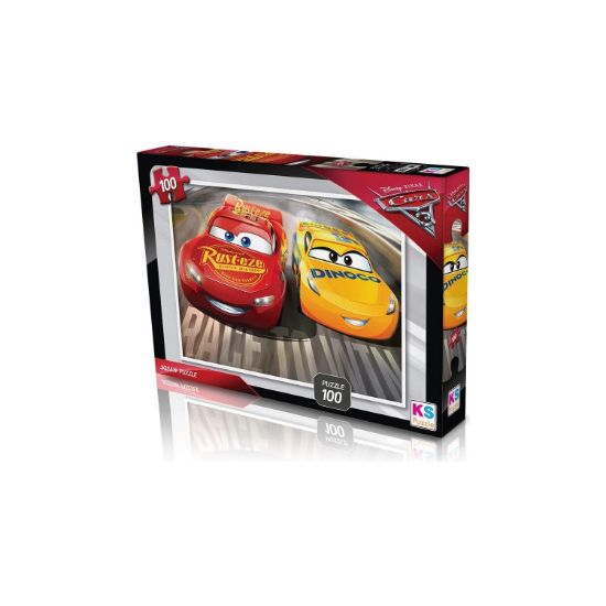 Ks Games Puzzle 100 Parça Cars  CR.714 resmi