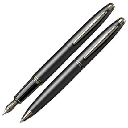 Scrikss Takım Kalem Dolma+Tükenmez Mat Siyah 88 resmi