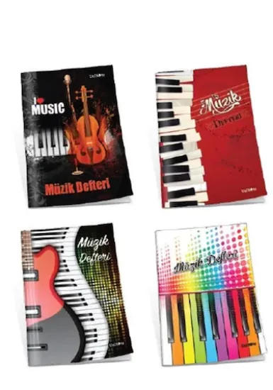 Çınar Müzik Defteri Dikişli Büyük 30 YP 22001 (24 Adet) resmi