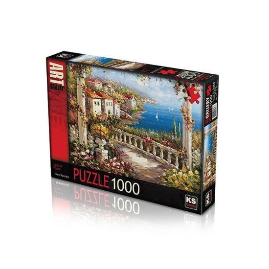 Ks Games Puzzle 1000 Parça Land Of Peace/David Fairchild 11343 resmi
