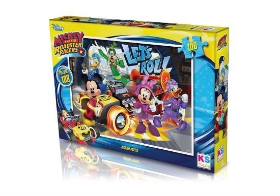 Ks Games Puzzle 100 Parça Mickey Mause MCH 714 resmi