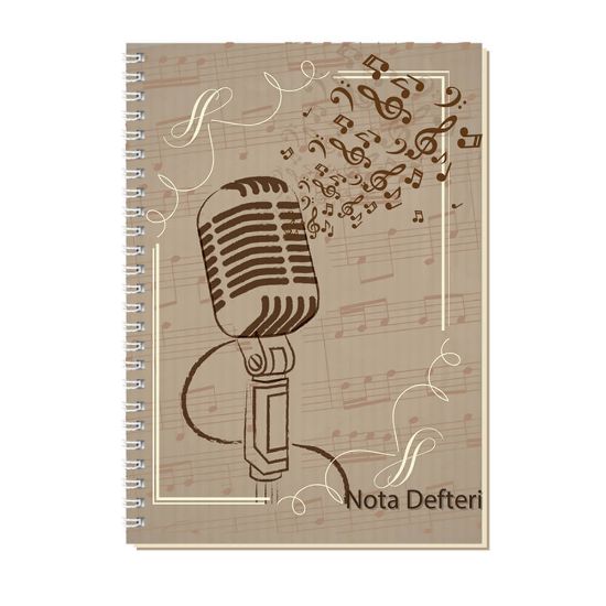 Keskin Color Müzik Defteri A4 80 Yp.Sert Kapak Spr  resmi