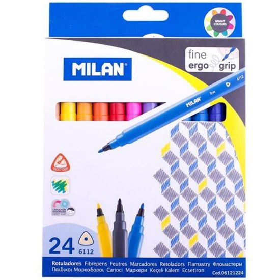 Milan Keçeli Boya Kalemi 24 LÜ ML 80159 resmi