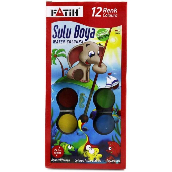 Fatih Sulu Boya Jumbo 12 Renk JS-12 resmi