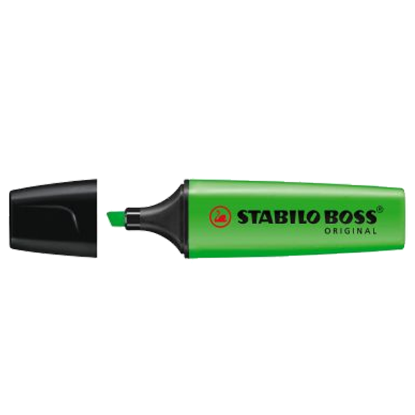 Stabilo Fosforlu Kalem Boss Yeşil 70/33 (10 Adet) resmi