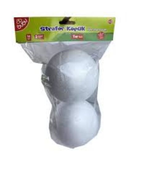Bu-Bu Strafor Köpük Top 12 CM 2 Parça BUBU-KP0007 resmi