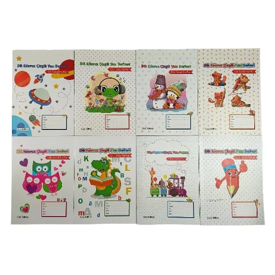 Çınar Güzel Yazı Defteri Plastik Kapak Dik Çizgili 40 YP 24014 resmi