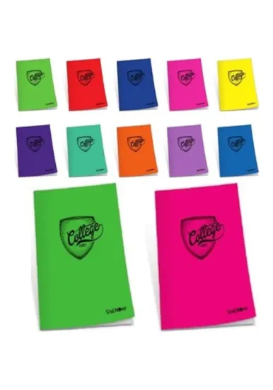 Çınar College Plastik Kapak Defter College Dikişli A5 80 YP Kareli 80/4 75014 resmi