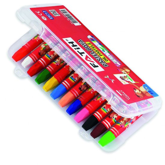 Fatih Pastel Boya 12 Renk King Size Çantalı  (12 Adet) resmi