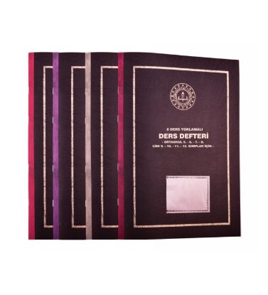 Gülpaş Ders Defteri Yoklamalı Plastik Kapak 8.Ders 25x35 384 resmi
