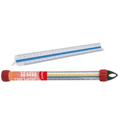 Maped Mikyas Cetvel Plastik 1:100 / 1:500 Ölçek 240014  resmi