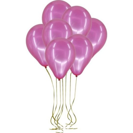 Nedi Balon Düz Renk Fuşya 100 LÜ PM-72099 resmi