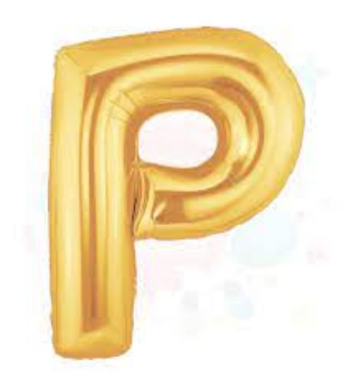 Nedi Balon Folyo 40 Harf Altın P 02139 resmi