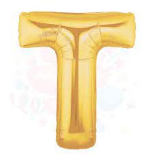 Nedi Balon Folyo 40 Harf Altın T 02143 resmi