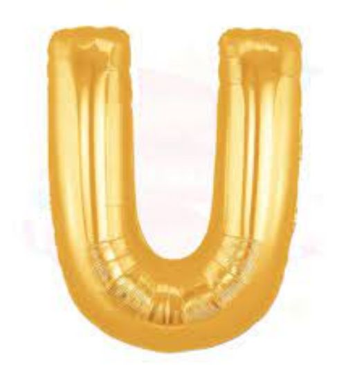 Nedi Balon Folyo 40 Harf Altın U 02144 resmi