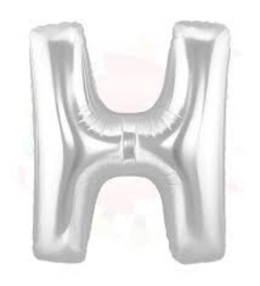 Nedi Balon Folyo 40 Harf Gümüş H 01822 resmi