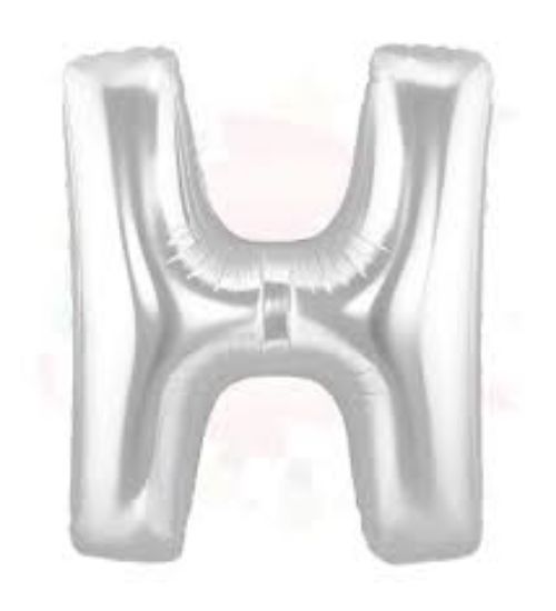 Nedi Balon Folyo 40 Harf Gümüş H 01822 resmi