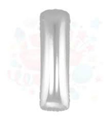 Nedi Balon Folyo 40 Harf Gümüş I 00850 resmi