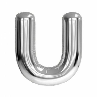 Nedi Balon Folyo 40 Harf Gümüş U 01362 resmi