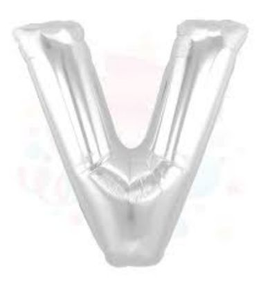 Nedi Balon Folyo 40 Harf Gümüş V 01363 resmi