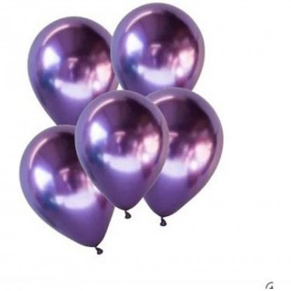 Nedi Balon Metalik Viyolet 100 Lü PM-72021 resmi