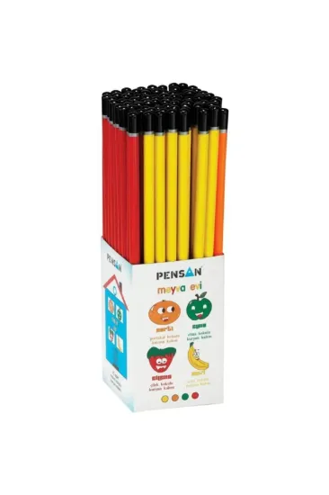 Pensan Kurşun Kalem Meyve Evi Kokulu (72 Adet) resmi